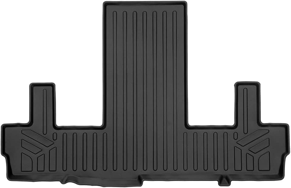 SMARTLINER Protección para todo tipo de clima, 3 filas y forro de carga negro detrás de la tercera fila compatible con Cadillac Escalade ESV