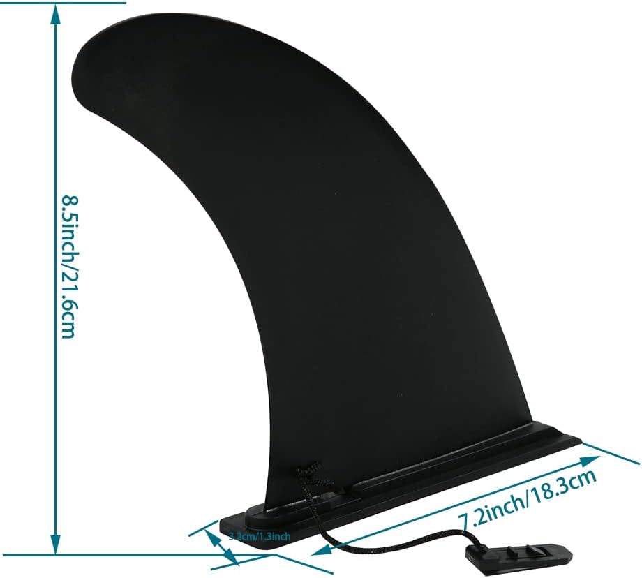 Surf & SUP Aleta central desmontable para longboard, tabla de surf y paddleboard reemplazo de aleta rápida