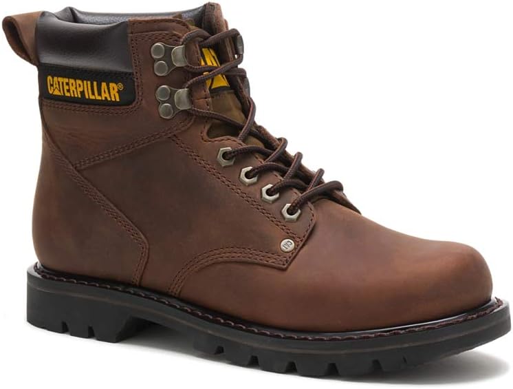 CAT Botas de trabajo Second Shift con punta suave para hombre