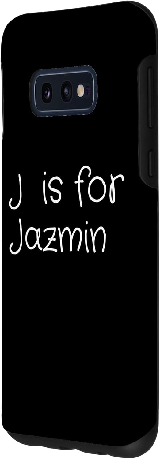 Galaxy S10e Personalized J is for Jazmin Name Student Kindergarten Girl Case