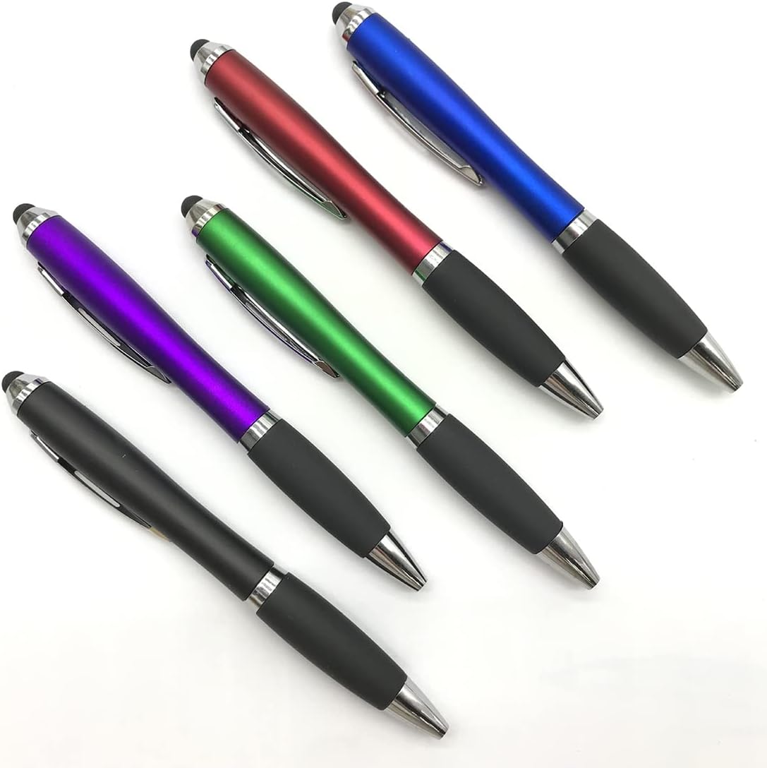 HEYZARDA Bolígrafos personalizados con nombre, texto, icono, logotipo, grabado para la escuela de negocios, oficina, bolígrafo personalizado, 50 100