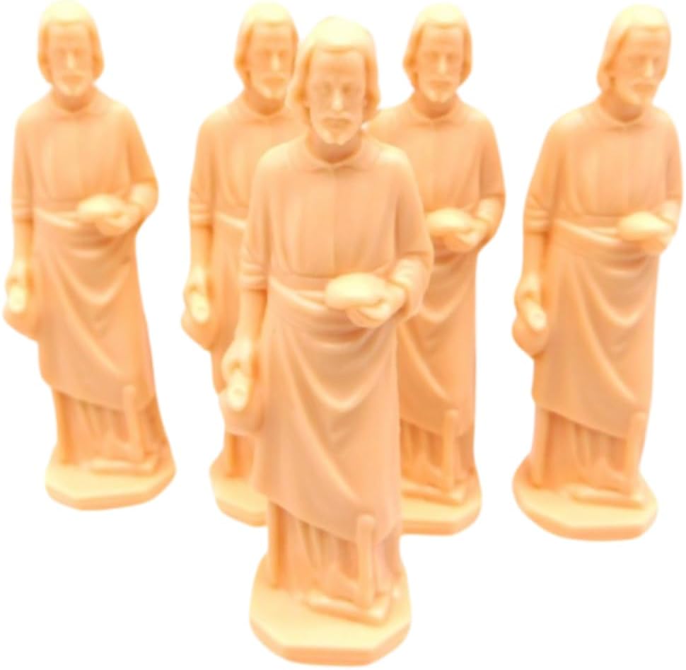 Westmon Works Estatua de San José para la venta de casas con instrucciones y tarjeta de oración de bienes raíces paquete a granel, juego de 6