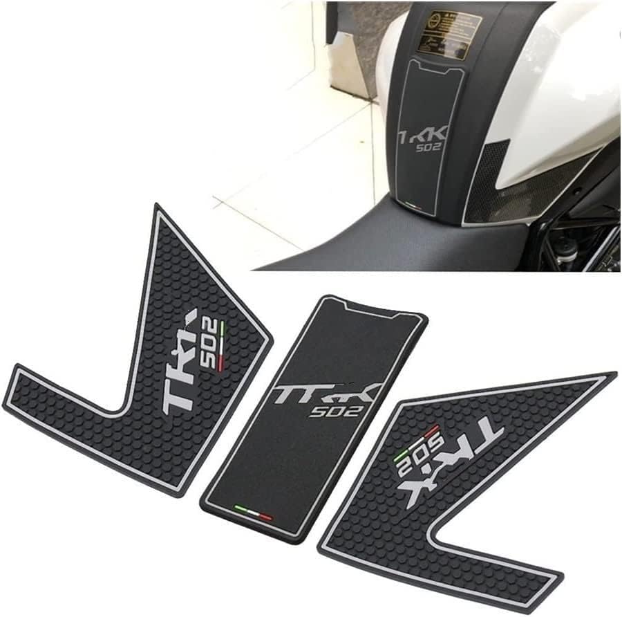 Adhesivo para tanque de motocicleta, almohadilla de tanque de gasolina para B&enelli TRK502 TRK502X TRK 502 502X, almohadilla de tracción