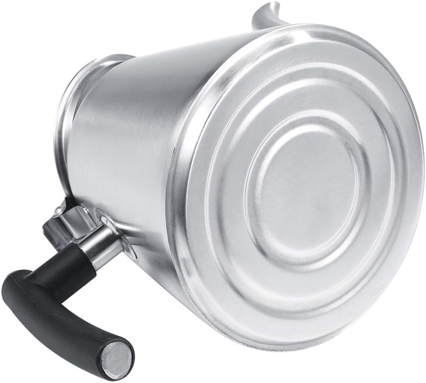 Estufa de tetera de 1.2 litros, olla de té silbante de acero inoxidable, hervidor de agua caliente silbido, cafetera de cocina (mate)