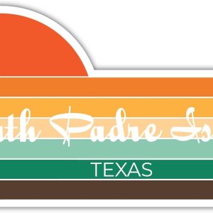 South Padre Island Texas – Imán para nevera (4 x 2.25 pulgadas), diseño estético retro vintage de los años 70 South Padre Island Texas – Imán para nevera (4 x 2.25 pulgadas), diseño estético retro vintage de los años 70