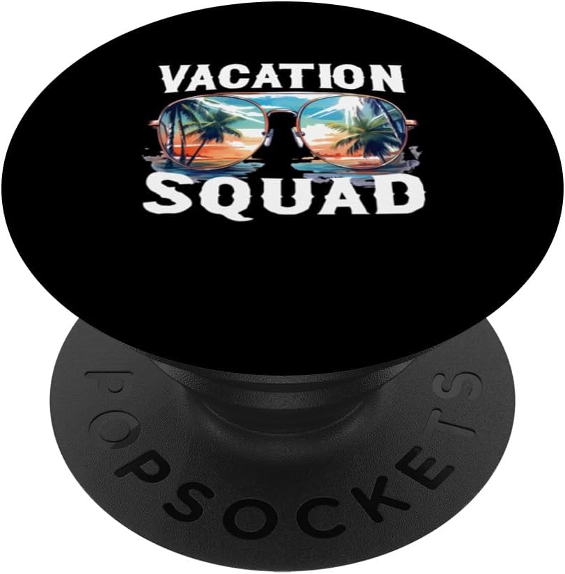 Plantilla Vacacional  Gafas de sol Ocean Island  Summer PopSockets Standard PopGrip