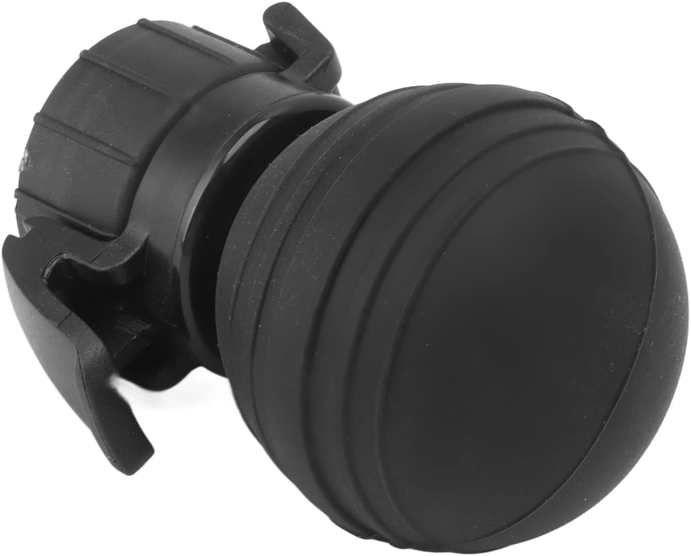Fizz Keeper – Tapa de bomba de soda, resistente al desgaste, reutilizable, a prueba de fugas, silicona para bebidas (negro)