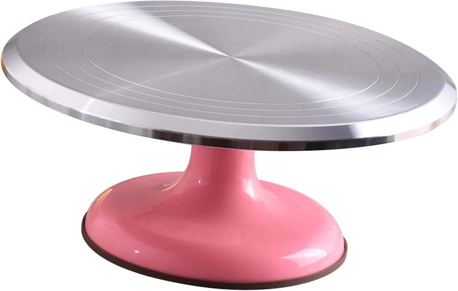 Soporte redondo de aluminio giratorio para decoración de tartas de 10 pulgadas, soporte giratorio para decoración de pasteles para el hogar,