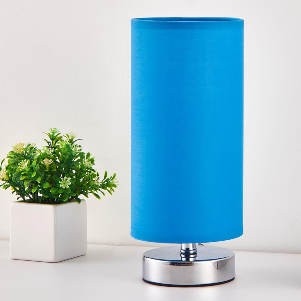 Lámpara de mesa, lámpara de mesita de noche, lámpara de escritorio simple, lámpara de mesa cilíndrica para dormitorio, sala de estar, oficina,