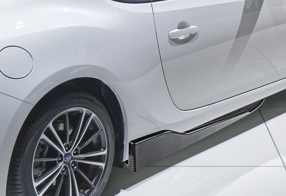 Q1-TECH, 5 piezas de borde delantero + falda lateral Rocker Winglet Canard difusor ala compatible con Mazda 3 Hatchback 2019-2024  modelo 5DR
