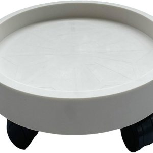 TOPINCN , Soporte para macetas con ruedas giratorias, soporte redondo para plantas en macetas sobre ruedas, bandeja para macetas con ruedas, bandeja TOPINCN , Soporte para macetas con ruedas giratorias, soporte redondo para plantas en macetas sobre ruedas, bandeja para macetas con ruedas, bandeja