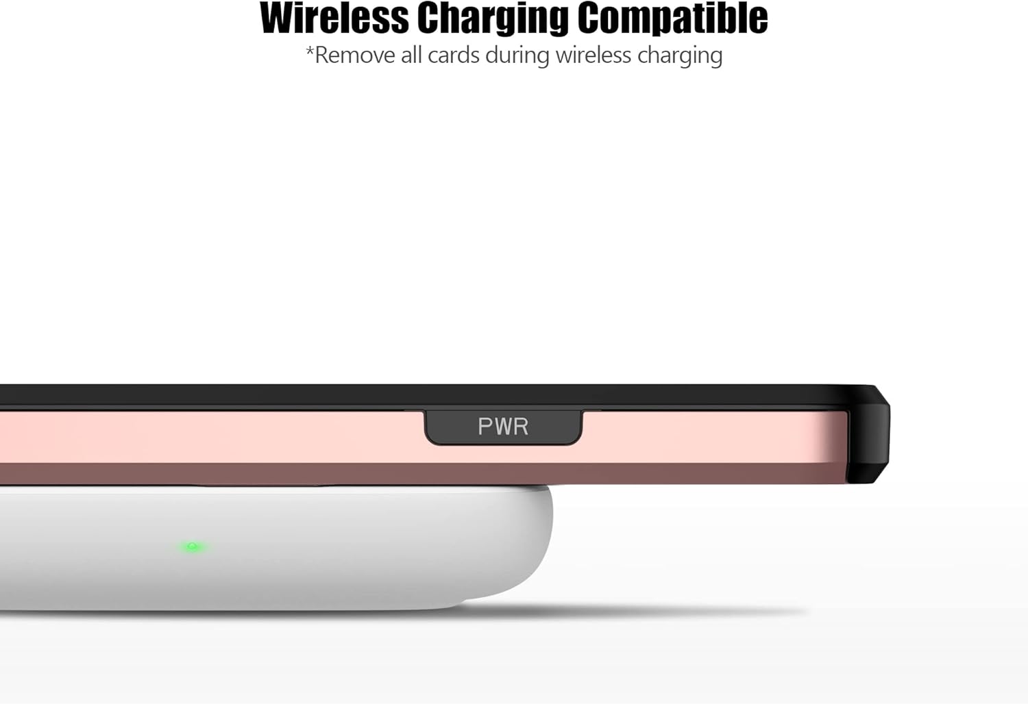 Nvollnoe Funda compatible con iPhone 15 Pro con tarjetero resistente de protección de doble capa a prueba de golpes, ranura para tarjetas oculta,