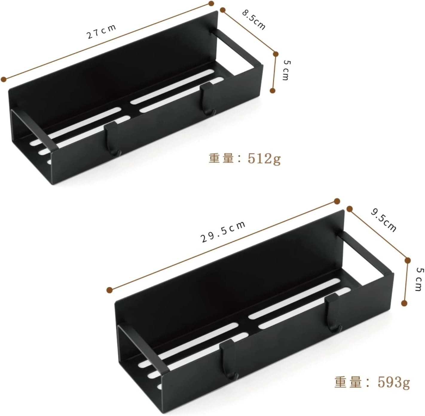 2 estantes magnéticos para especias con 4 ganchos extraíbles para refrigerador y cocina, estante de metal magnético fuerte, organizador de especias,