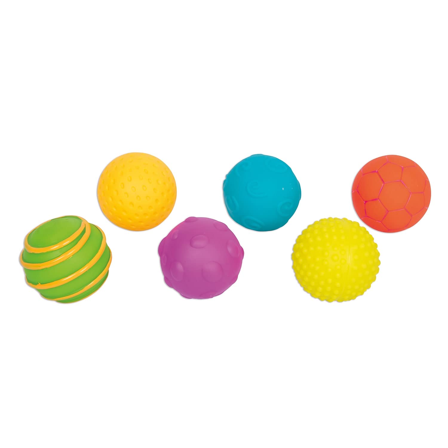 TickiT Bolas de textura sensorial juguetes suaves para niños de 6 meses