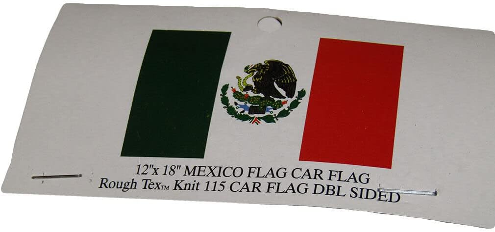 Premium Lot of 12 12×18 Mexico Country Rough Tex Knit Double Sided 12″x18″ Car Flag