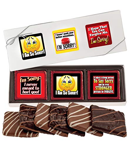 I’M SORRY – GRAHAMS CUBIERTOS DE CHOCOLATE “COOKIE TALK” – 6PC