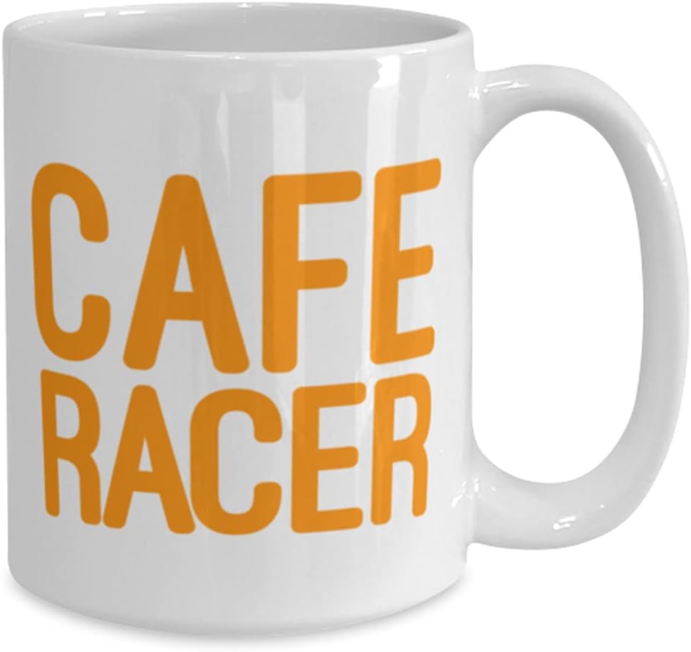 CAFE RACER Coffee Mug 15oz, white