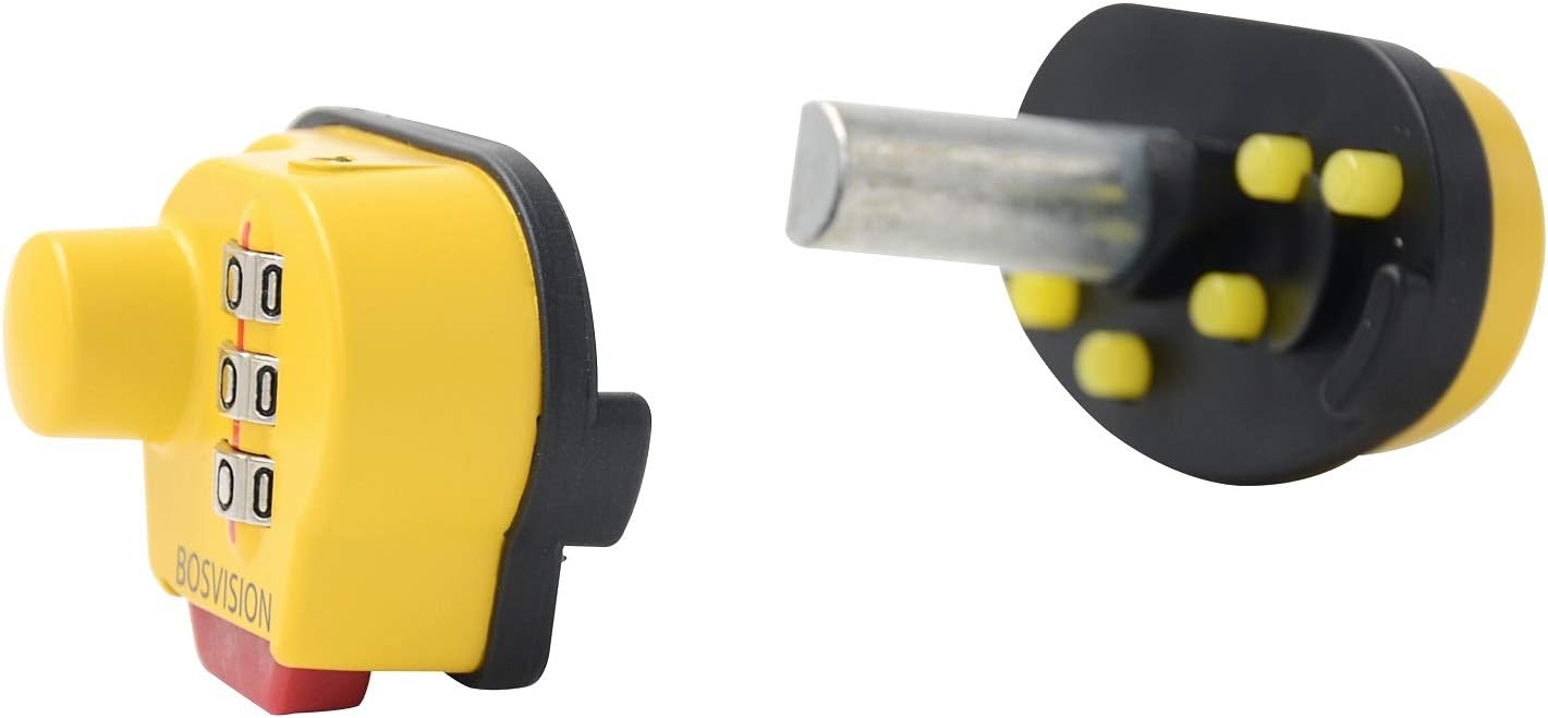 Bosvision Cerradura de pistola de gatillo de combinación de 3 dígitos para pistolas, rifles y pistolas..