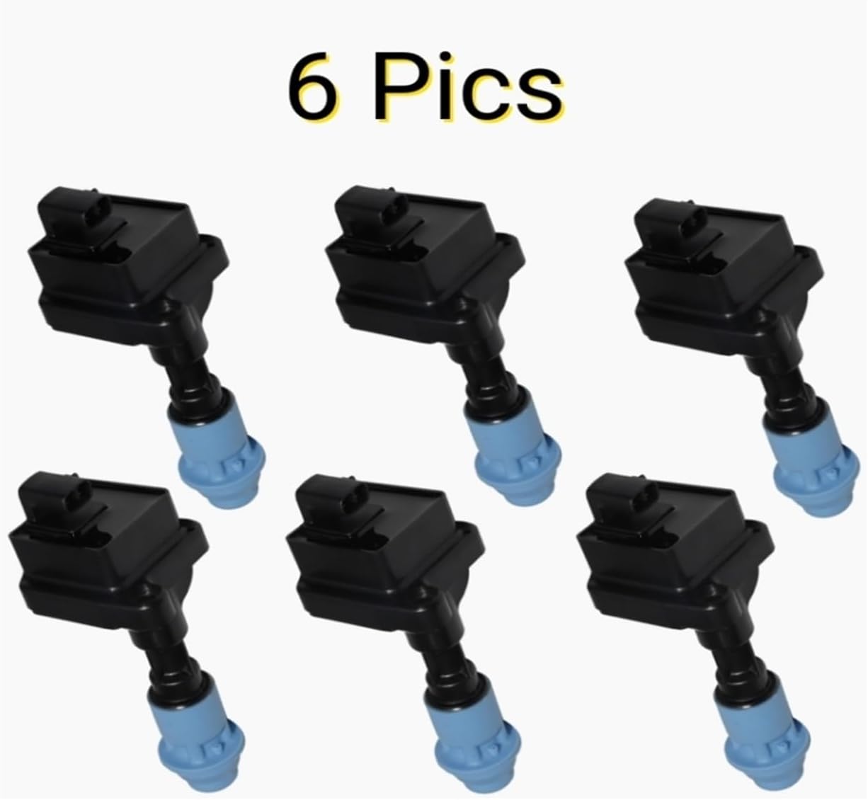 ASSYA 6 Pics Auto Ignition Coil Compatible with Toyota Supra 1994 1995 1996 1997 1998 L6-3.0L 9091902205 9091903002