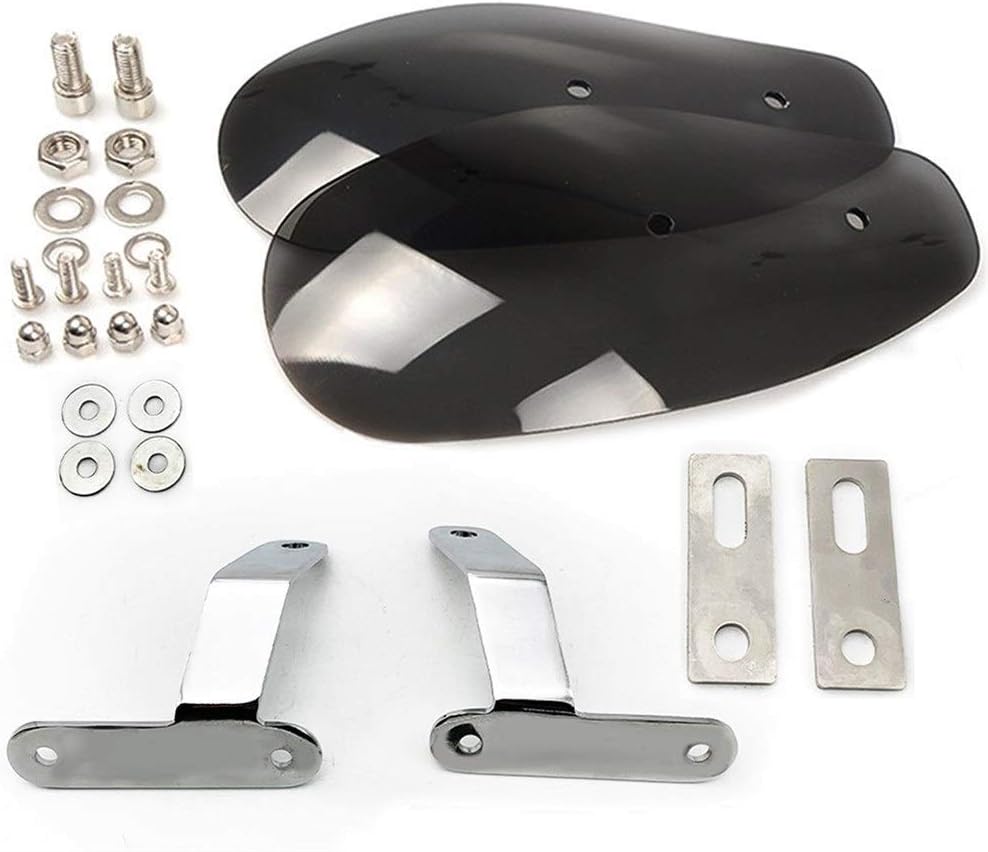 Protector de mano acrílico para motocicleta, accesorios para Kawasaki Zx10r 2016 Vulcan S 650 Z650 Ninja 300 Er6f Versys 650 Decoración de marco de
