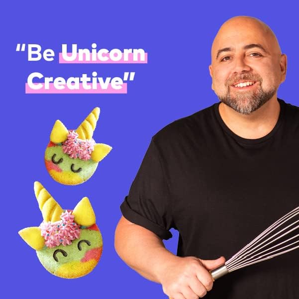 Duff Goldman Kit de hornear para niños de Baketivity  Hornea galletas de unicornio arcoíris con ingredientes premedidos  El mejor kit de fabricación