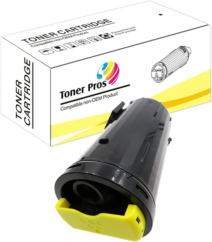 TONER PROS Reemplazo de tóner remanufacturado rendimiento extra alto páginas negras de 12,1 K para impresoras Xerox Versalink C500 C500DN C500N C505