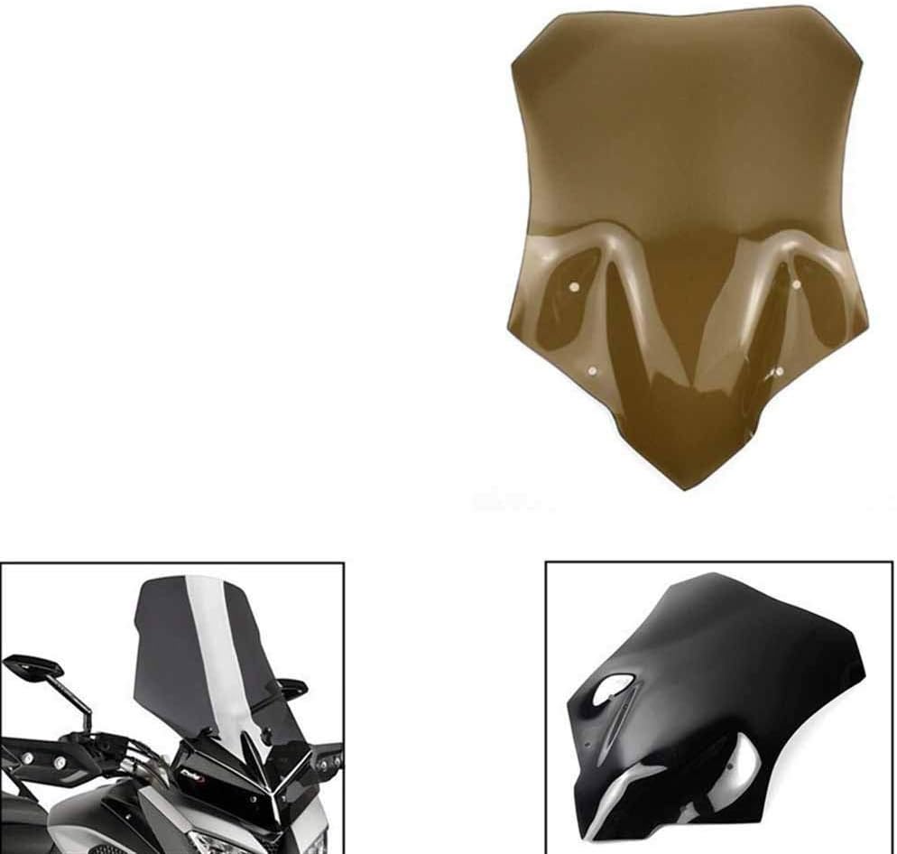 Parabrisas de motocicleta MT-09 FJ-09 para motocicleta de doble burbuja, parabrisas de plástico compatible con MT 09 MT09 Tracer FJ09 2015 2016 2017
