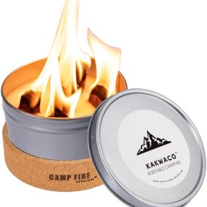 Mini hoguera portátil para fogata, de 3 a 5 horas de tiempo de combustión, ideal para acampar al aire libre, picnic, fiesta y Halloween Navidad (2 Mini hoguera portátil para fogata, de 3 a 5 horas de tiempo de combustión, ideal para acampar al aire libre, picnic, fiesta y Halloween Navidad (2