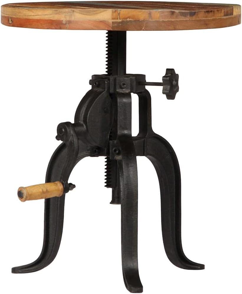 APOSSS Mesa auxiliar, mesa auxiliar para sala de estar, mesa auxiliar, mesita de noche, mesa auxiliar de 17.7 pulgadas x (17.7 a 24.4 pulgadas),