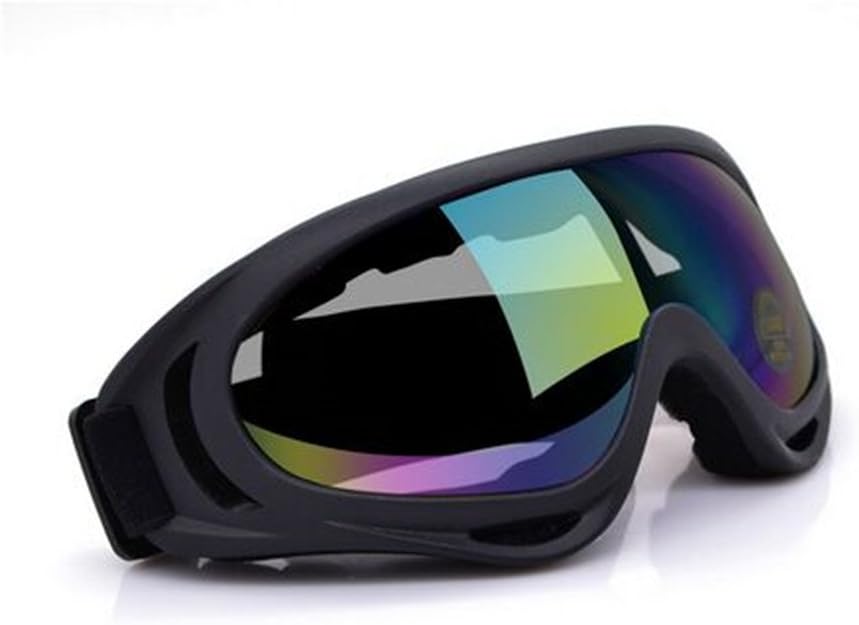 Minalo Protección UV Gafas de esquí deportes al aire libre CS Army Tactical Militar Gafas a prueba de viento moto de nieve bicicleta motocicleta