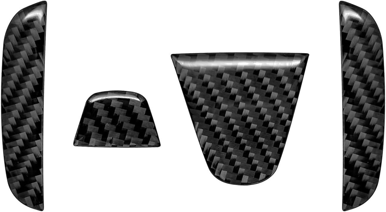 QianBao Adhesivo decorativo de fibra de carbono para la parte trasera del automóvil, accesorios exteriores, emblema para Honda Civic 2016 2017 2018