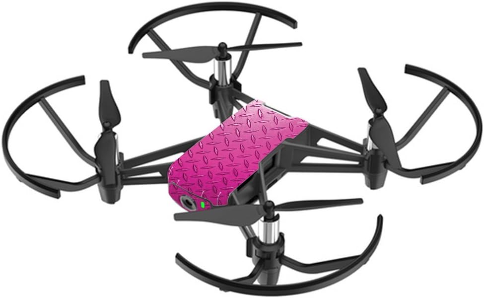 MightySkins – Funda de vinilo para DJI Ryze Tello Drone, protectora, duradera y única, fácil de aplicar, quitar y cambiar estilos), DGTEL-Pink
