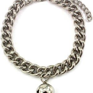 Perro pequeño con campana de moda prémium para bulldog francés, cachorro, gato, accesorio para mascotas, cadena para perro, collar de oro para Perro pequeño con campana de moda prémium para bulldog francés, cachorro, gato, accesorio para mascotas, cadena para perro, collar de oro para