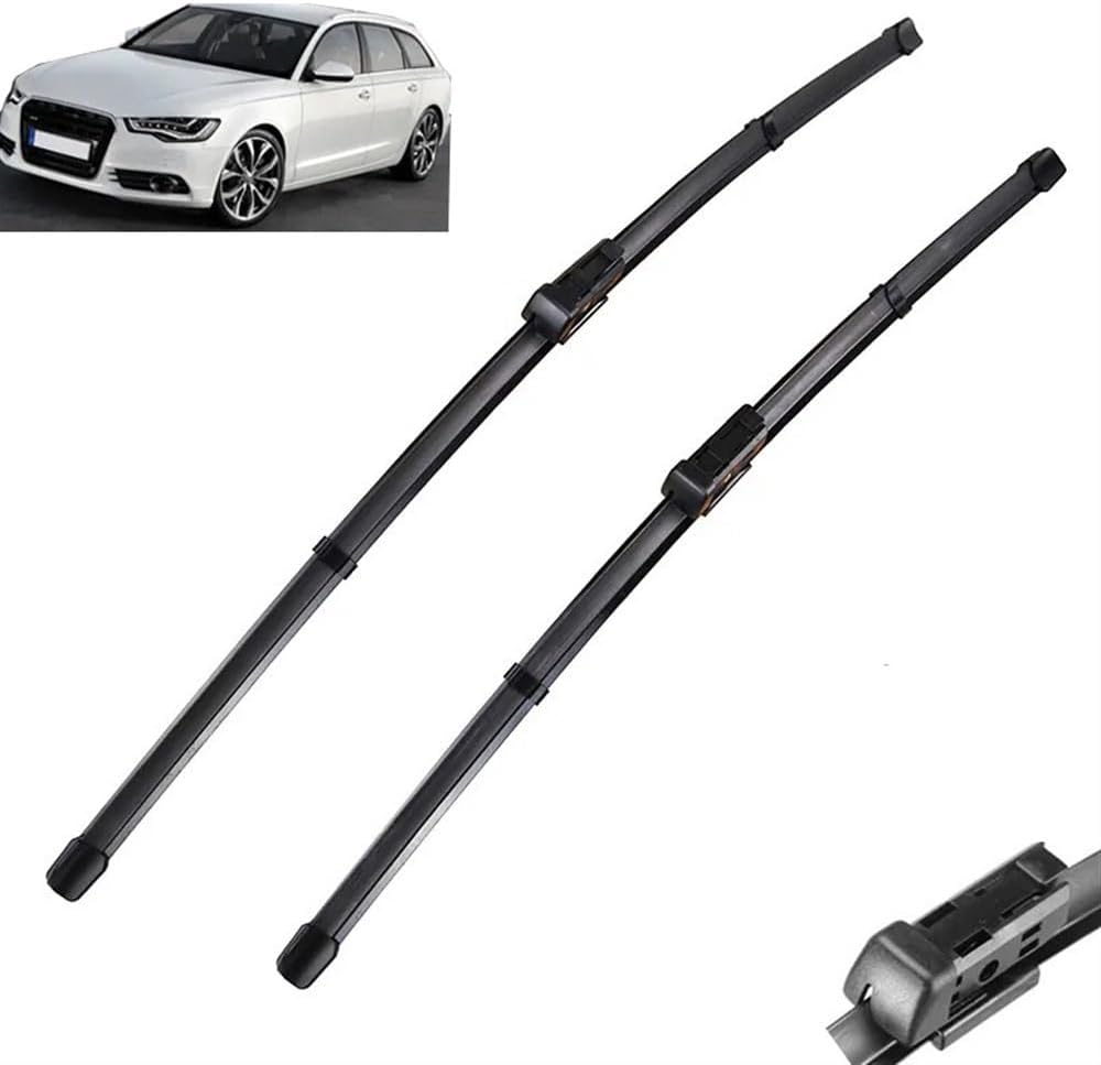 Wiper Front Wiper Blades Set Compatible with Audi A6 C7 2012-2017 Windshield Windscreen Clean Window Car Rain Brushes 26″+21″