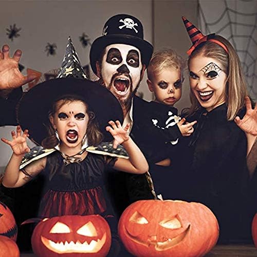Capa de bruja de mago con sombrero y bolsa de calabaza, accesorios de disfraz de Halloween para niños, fiesta de cosplay