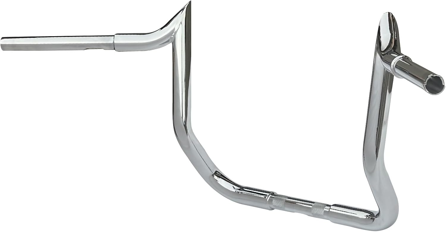 Manillar de motocicleta de 12 pulgadas para Harley Touring Chrome