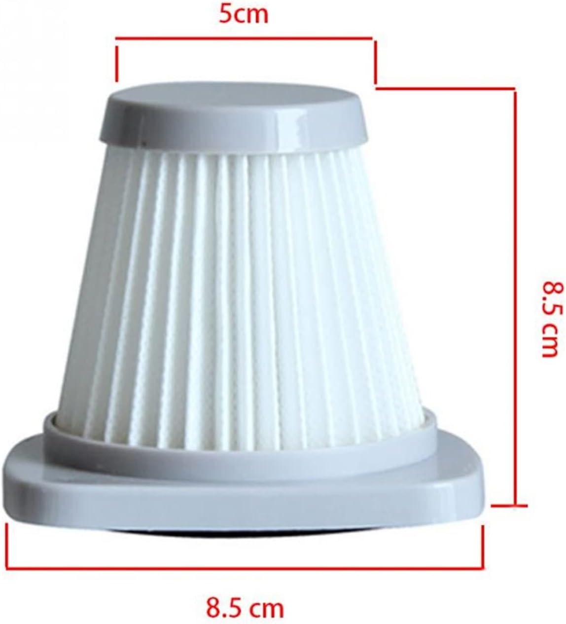 2 piezas de repuesto para aspiradora Accesorios 1 filtro HEPA de repuesto filtro Hepa filtro apto para Midea SC861 SC861A kit de accesorios de