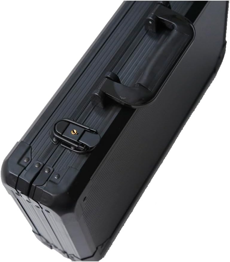 THUNDERBAY Juego de póquer de 300 unidades de 0.49 oz, fichas compuestas de arcilla de 14G con estuche de aluminio, dos barajas de cartas, juego