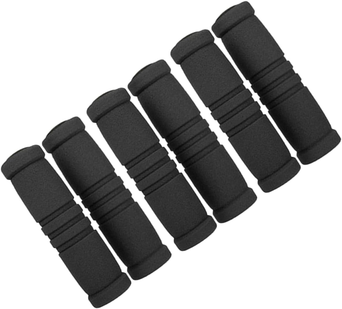 INOOMP 6 pares de manillares de bicicleta para niños, manillares de bicicleta, empuñaduras de goma para manillar, empuñaduras de goma para manillar,
