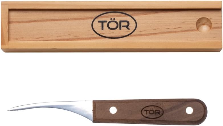 Desenredador y pelador de camarones en caja de regalo Naturalwood por TOR Kitchenware  La herramienta de limpieza y descamación de camarones de