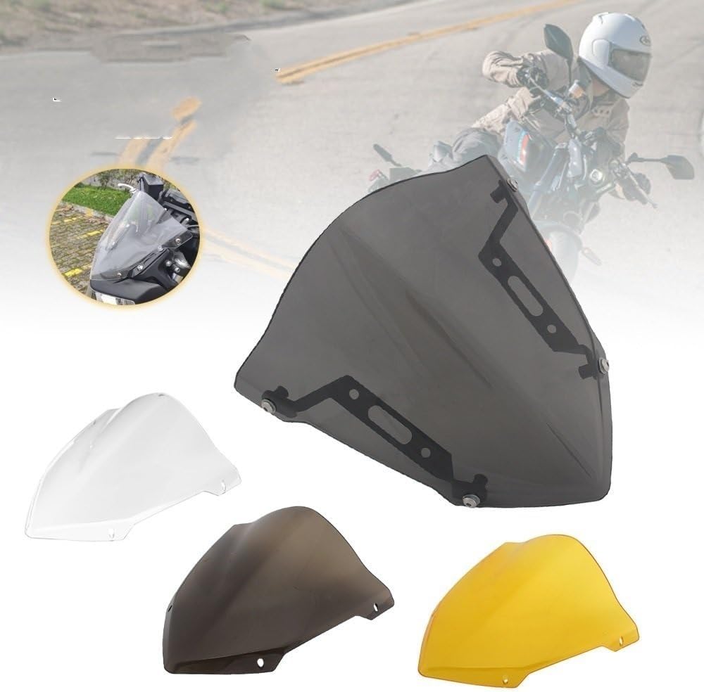 Motorcycle Windshield Motorcycle Windscreens Wind Deflectors Parabrisas Windshield Accessories for Y&AMAHA MT07 MT 07 MT-07 FZ07 FZ-07 2018-2020