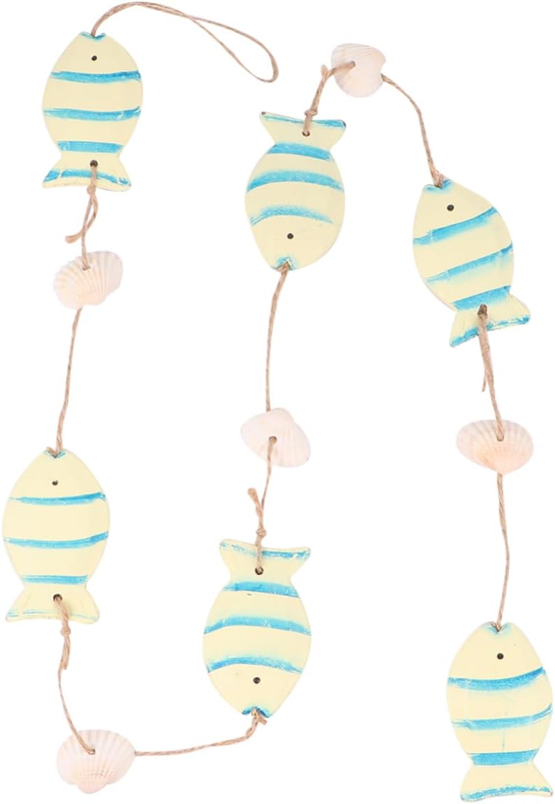 Garneck 3 piezas de decoraciones para salas de casa de madera adornos de casa mini adorno de playa decoración de puerta para el hogar, decoración de