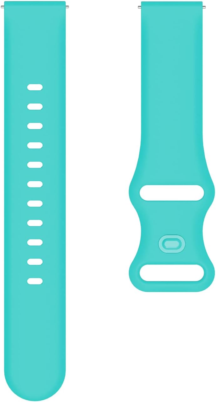 Compatible con la correa de reloj inteligente Hwagol, Lamshaw Classic Watch Band de 0.866 pulgadas de silicona suave, correa deportiva para hombres