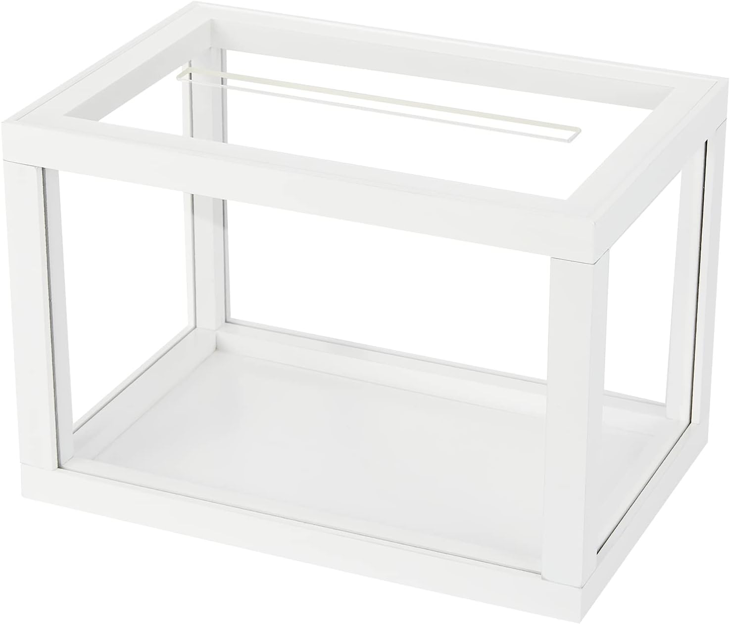 AW BRIDAL Caja de tarjetas de acrílico para recetas, caja de tarjetas de boda, caja transparente para tarjetas con tapa, caja de tarjetas para boda,
