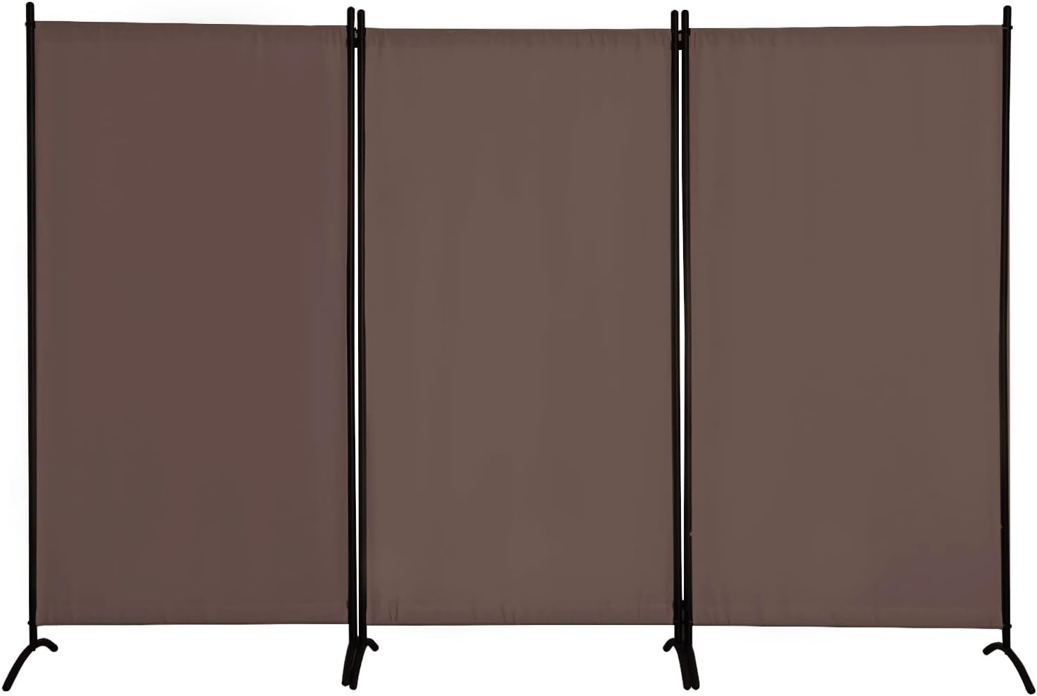Grezone Divisor de habitación portátil de gran panel plegable para habitación, divisor de oficina portátil (3 paneles), pantalla de privacidad