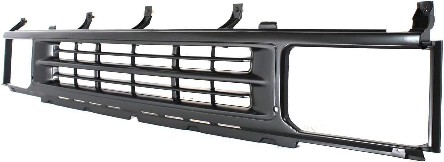 Evan-Fischer – Conjunto de rejilla compatible con Nissan Pathfinder 1990-1995 de plástico pintado negro carcasa e inserto