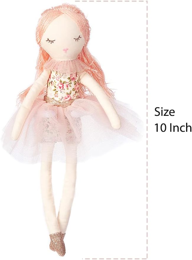 MON AMI Muñeca de peluche suave de diseño perfumado de rosas, 10 pulgadas, divertido juguete de peluche adorable para niños de todas las edades, uso