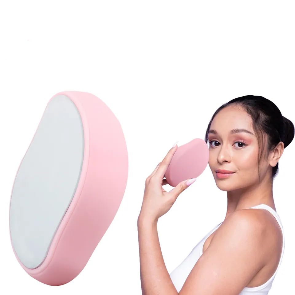 Removedor de pelo de cristal, borrador de pelo de cristal reutilizable para mujeres y hombres, herramienta mágica de depilación sin dolor, borrador