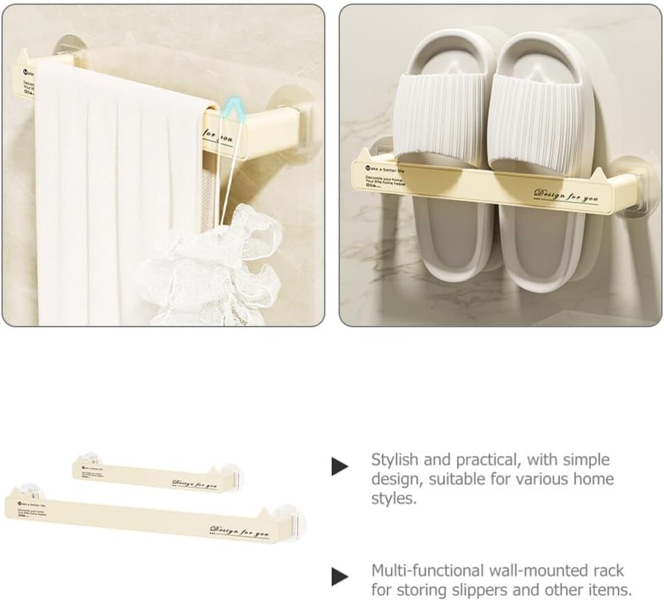Alipis Zapatero de pared para zapatos, 2 unidades, tiras adhesivas de plástico, para colgar en la pared, zapatillas, perchas para zapatos,