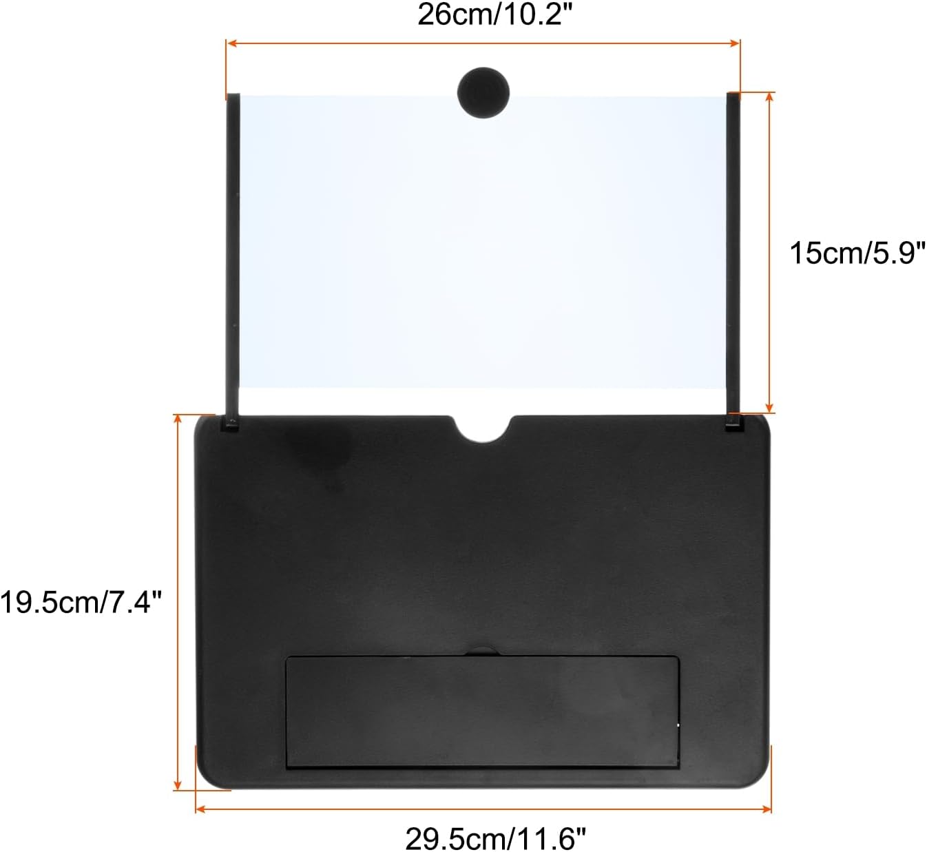 MECCANIXITY Lupa de pantalla de 14 pulgadas para teléfono celular, proyector de aumento 3D HD, soporte amplificador de pantalla para todos los